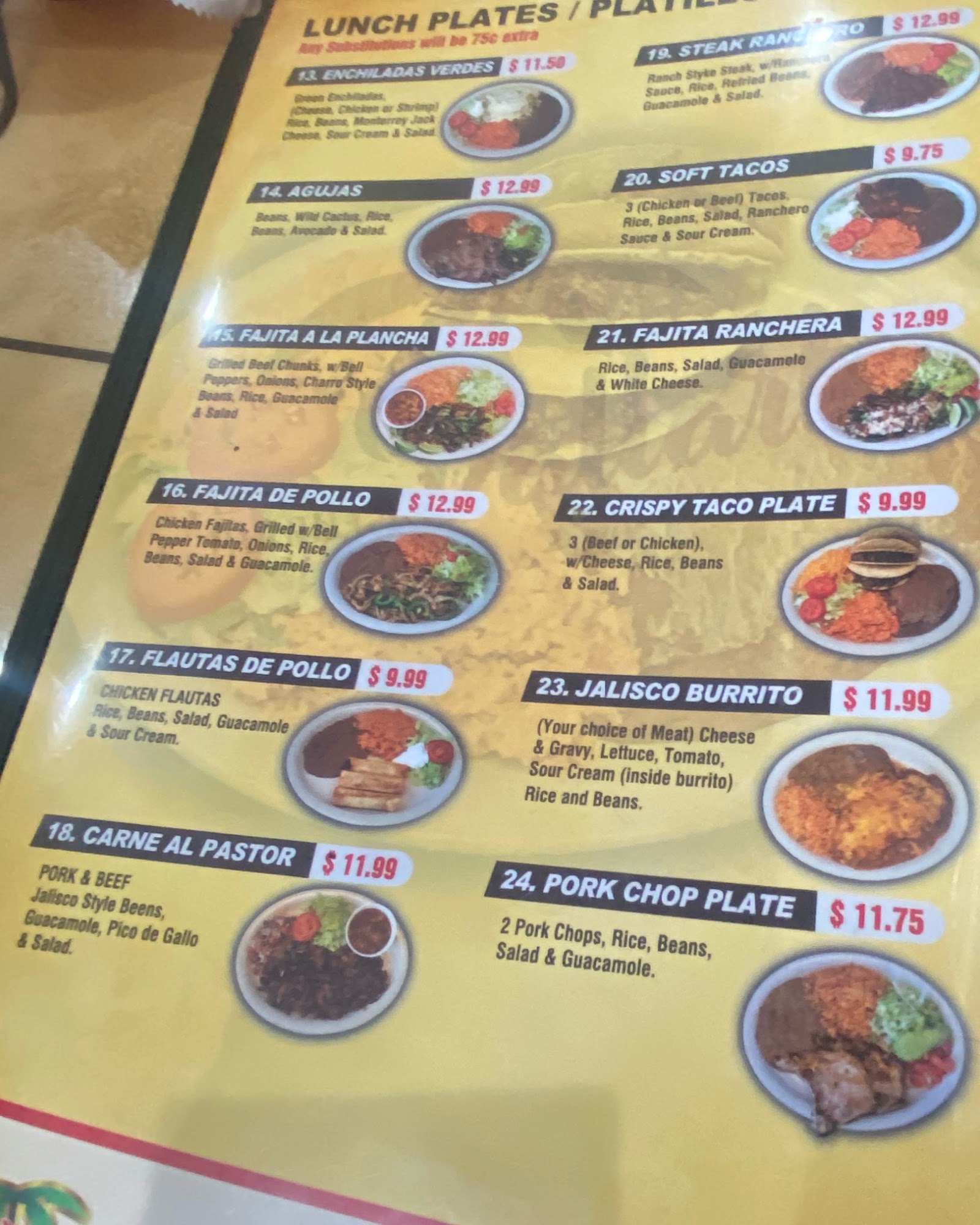 Tacos at Taqueria Vallarta